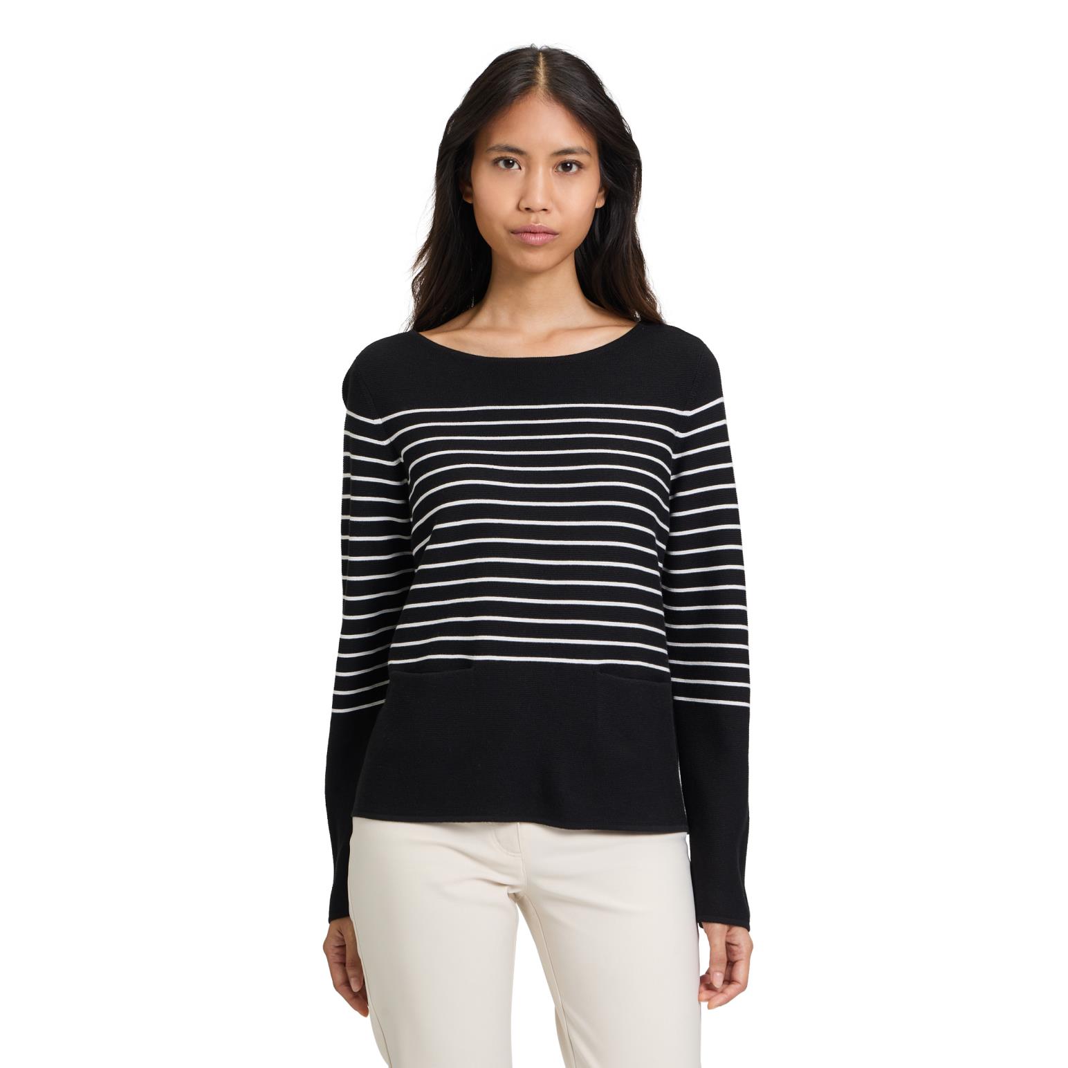 Betty Barclay Striped Patch Jersey